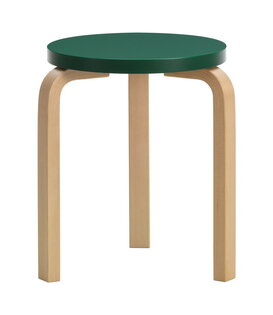 Artek - Stool 60 berken, anniversary forest green