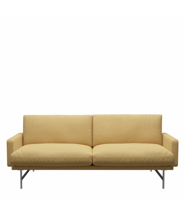 Fritz Hansen Fritz Hansen - PL112 Lissoni 2-seater Sofa, base stainless steel