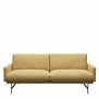 Fritz Hansen - PL112 Lissoni 2-zits Bank , basis mat rvs