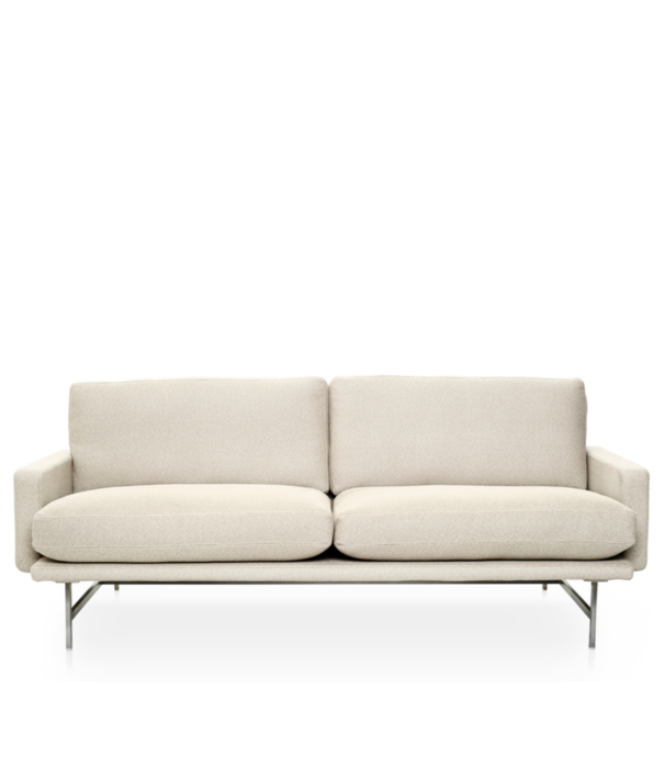 Fritz Hansen Fritz Hansen - PL112 Lissoni 2-seater Sofa, base stainless steel