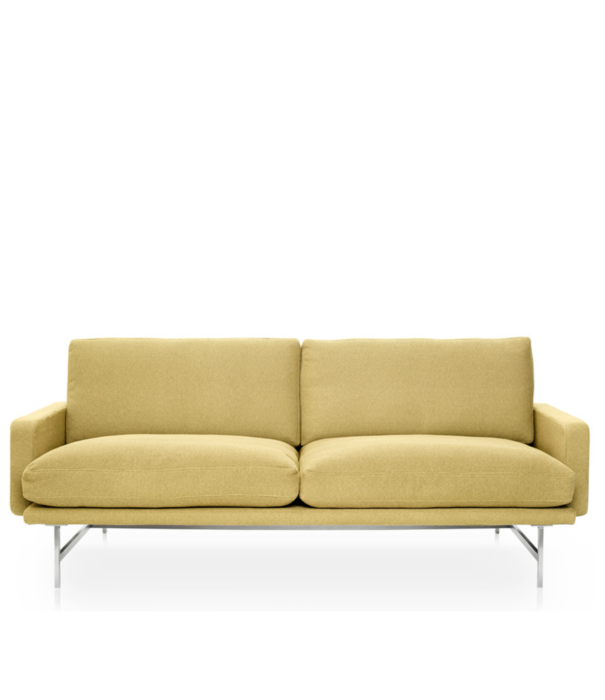 Fritz Hansen Fritz Hansen - PL112 Lissoni 2-seater Sofa, base stainless steel