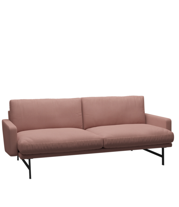 Fritz Hansen Fritz Hansen - Lissoni 2-seater Sofa Christianhavn 1131, black base