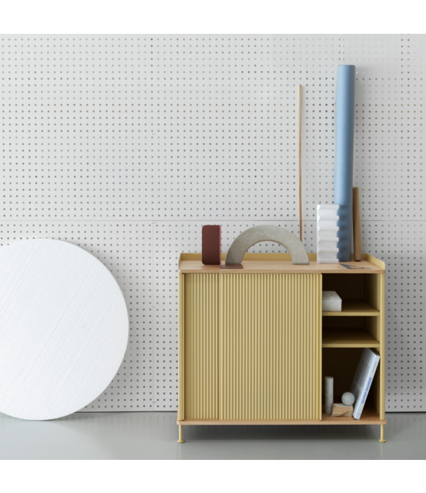 Muuto  Muuto - Enfold dressoir eiken - grijs L185