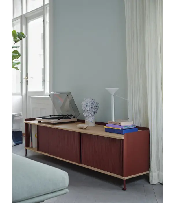 Muuto  Muuto - Enfold dressoir zwart eiken - zwart  L185