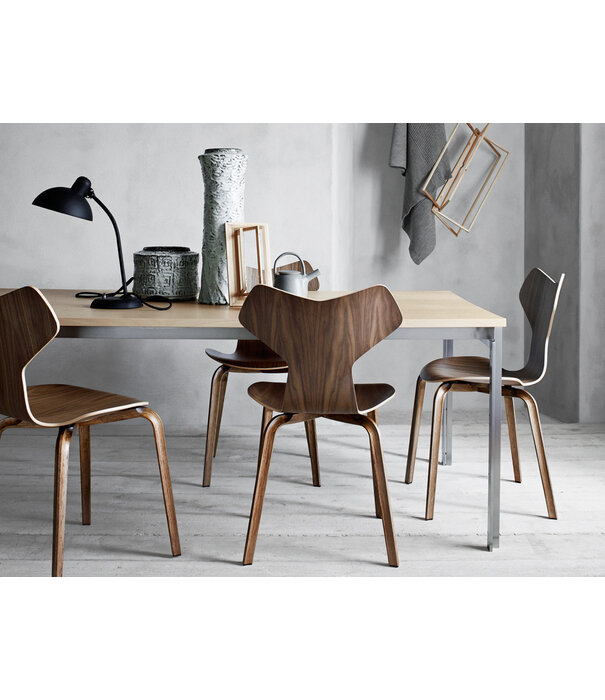 Fritz Hansen Fritz Hansen Grand Prix Wood Chair, wood base