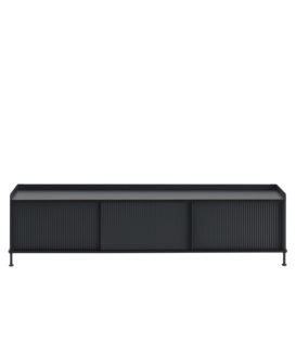 Enfold Dressoir zwart eiken, zwart 185cm