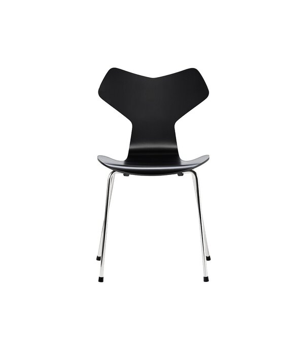 Fritz Hansen Fritz Hansen Grand Prix Chair lacquered, chrome base