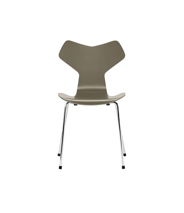 Fritz Hansen Fritz Hansen Grand Prix Chair lacquered, chrome base