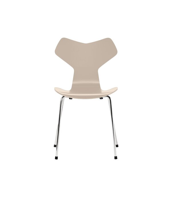 Fritz Hansen Fritz Hansen Grand Prix Chair lacquered, chrome base