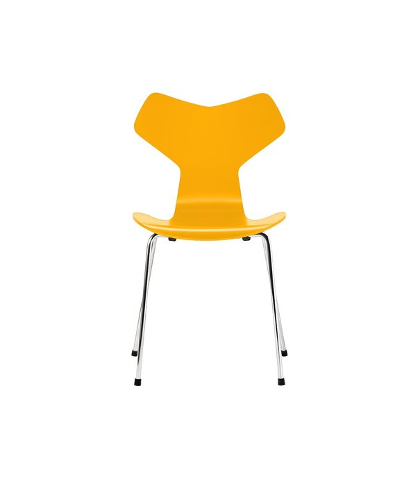 Fritz Hansen Fritz Hansen Grand Prix Chair lacquered, chrome base