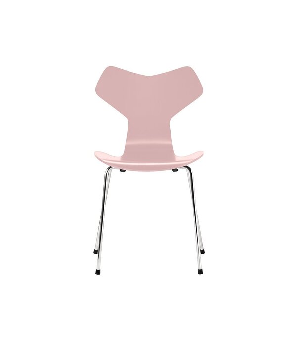 Fritz Hansen Fritz Hansen Grand Prix Chair lacquered, chrome base