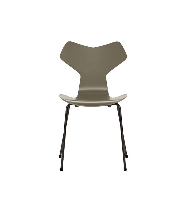 Fritz Hansen Fritz Hansen Grand Prix Stoel gelakt, zwart poten