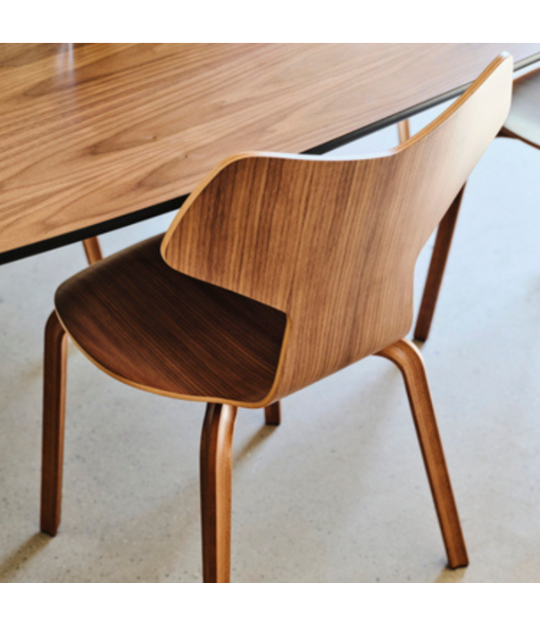 Fritz Hansen Fritz Hansen - Grand Prix Dining Chair, wood base