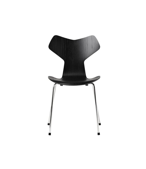 Fritz Hansen Fritz Hansen Grand Prix Stoel gekleurd essen, chrome poten