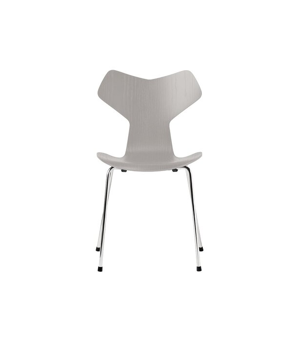 Fritz Hansen Fritz Hansen Grand Prix Chair coloured ash, chrome base