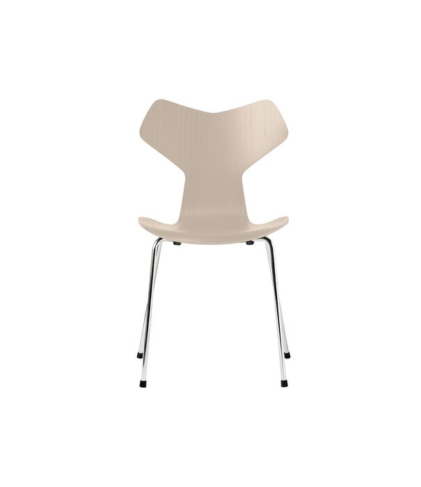 Fritz Hansen Fritz Hansen - Grand Prix stoel gekleurd essen, chroom poten