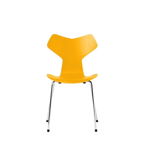 Fritz Hansen Fritz Hansen Grand Prix Chair coloured ash, chrome base