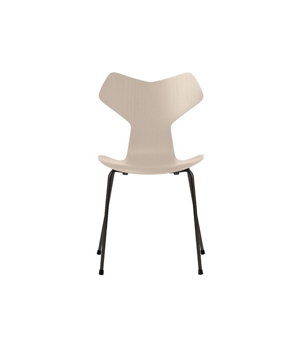 Fritz Hansen Fritz Hansen Grand Prix Stoel gekleurd essen, zwart poten