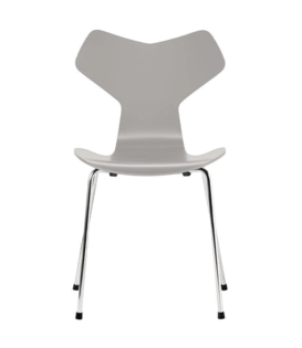 Fritz Hansen - Grand Prix Dining chair lacquered, chrome base