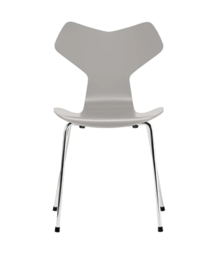 Fritz Hansen Grand Prix Chair lacquered, chrome base