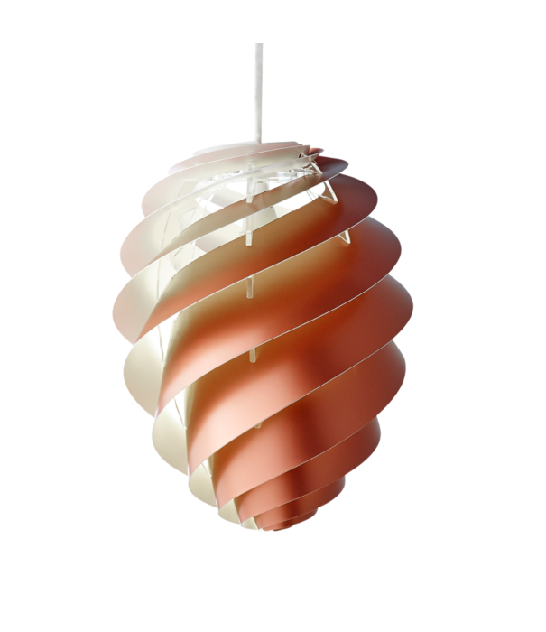 Le klint  Model 1312 Swirl 2 Hanglamp small copper