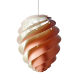 Model 1312 Swirl 2 Pendant medium copper