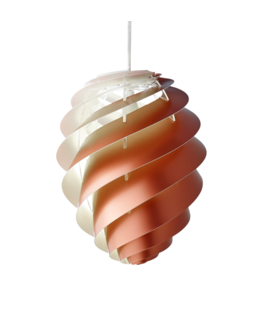 Le Klint: Swirl 2 medium koper hanglamp
