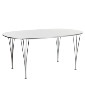 Fritz Hansen - Superellipse B612 Table chromed / laminate L150