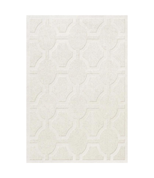 Layered - Ovals Rug Bone White