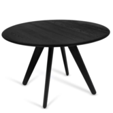 Tom Dixon - Slab table round black oak 120 cm