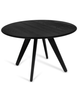 Tom Dixon - Slab tafel rond zwart eiken Ø120