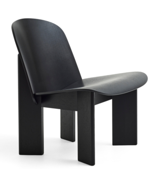 Hay - Chisel lounge chair black oak