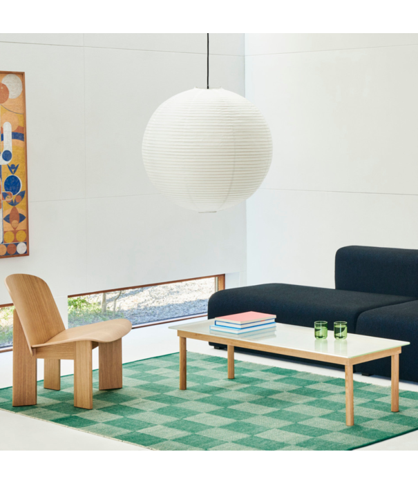 Hay  Hay - Chisel lounge stoel eucalyptus, voorkant Metaphor 23