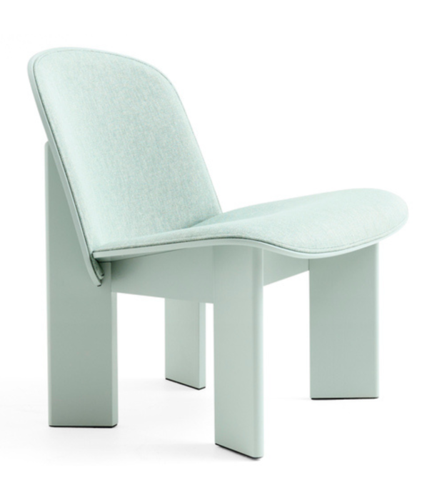 Hay  Hay - Chisel lounge stoel eucalyptus, voorkant Metaphor 23