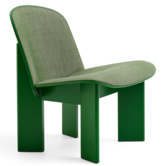 Hay - Chisel lounge chair lush green, front Canvas 926