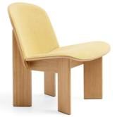 Hay - Chisel lounge chair oak, front Hallingdal 407