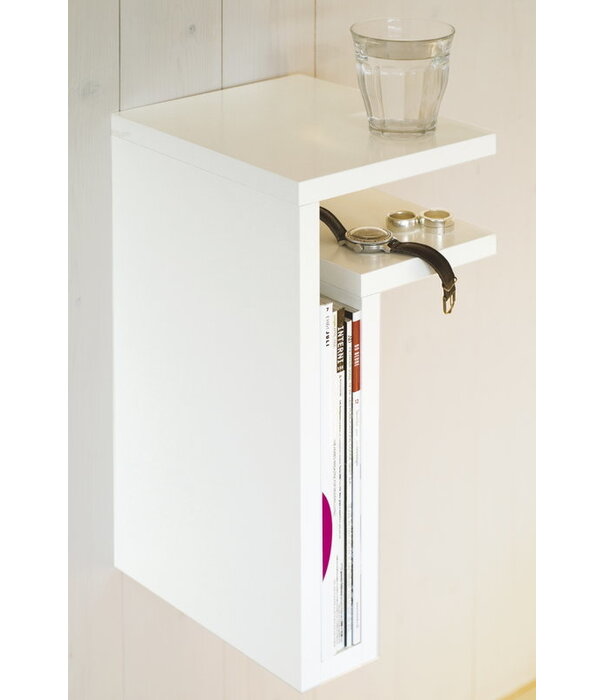 Maze  Maze F-Shelf wall left , white stained