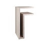 Maze F-Shelf right  white stained oak