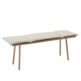 Georg Bench oak 124cm