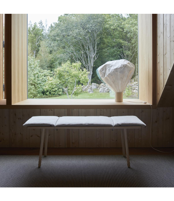 Fritz Hansen Georg Bankje eiken 124cm
