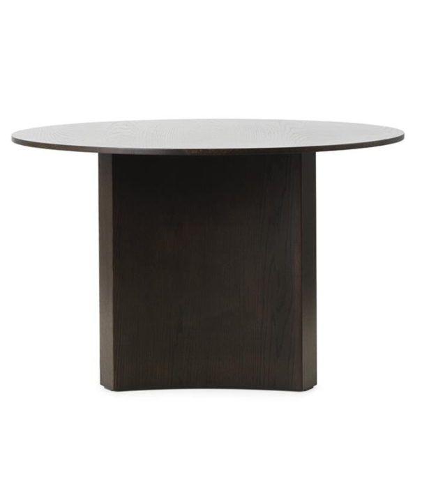 Normann Copenhagen  Bue eettafel donkerbruin gebeitst eiken Ø120