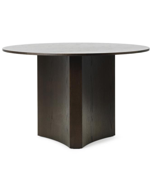 Normann Copenhagen  Normann Copenhagen - Bue dining table dark brown stained oak Ø120