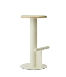 Normann Copenhagen - Pole Barstool pine / sand H75