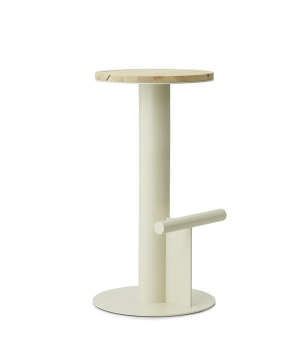 Normann Copenhagen  Pole barkruk grenen / sand H75