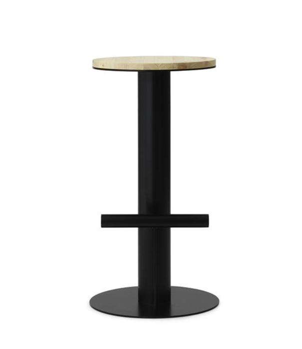 Normann Copenhagen  Pole Barstool pine / black H75