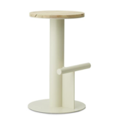 Pole counter stool pine / sand H65