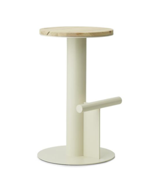 Pole Barkruk grenen / sand H65