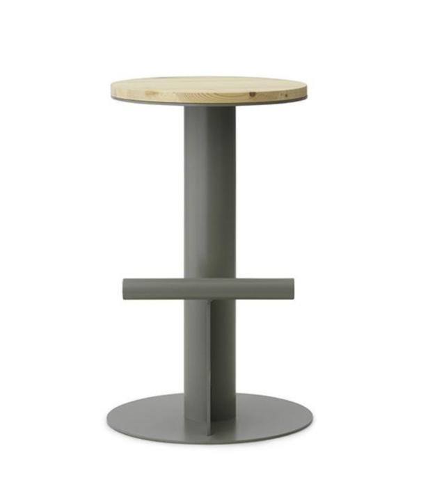 Normann Copenhagen  Normann Copenhagen - Pole counter barkruk grenen / grey H65