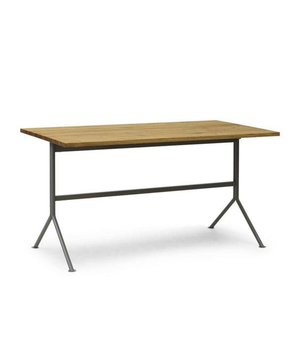 Normann Copenhagen  Normann Copenhagen - Kip desk grey steel / oak table top