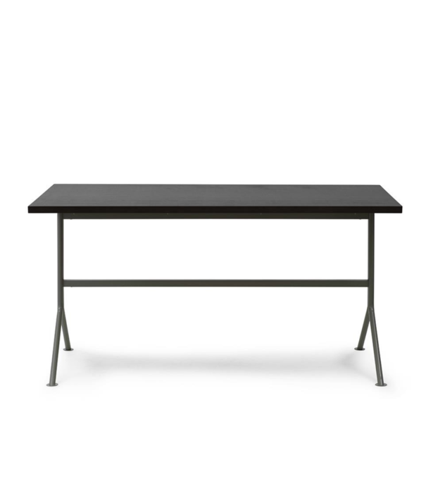 Normann Copenhagen  Normann Copenhagen - Kip bureau grijs staal / donkerbruin gebeitst grenen